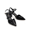 Alicia - Zapatillas de Piel Negra | Davenia