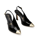 Ailin - Zapatillas de Piel Negro | Davenia