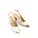 ADELA | ZAPATILLAS MARFIL DE PIEL