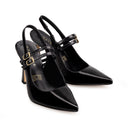 Angela - Zapatillas de Piel Negras | Davenia