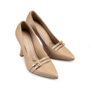 DENISSE | ZAPATILLAS BEIGE DE PIEL