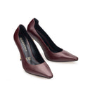 Amelia - Zapatillas de Piel Vino | Davenia