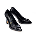 CLARA | ZAPATILLA NEGRA DE PIEL
