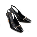 Alexia - Zapatillas de Piel Negra | Davenia