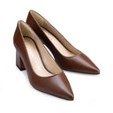 TANIA | ZAPATILLA DE PIEL CAFÉ