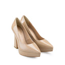 CATALINA | ZAPATILLA DE PIEL BEIGE