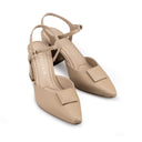 OLGA | ZAPATILLAS BEIGE DE PIEL