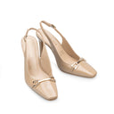 Alexia - Zapatillas de Piel Beige | Davenia
