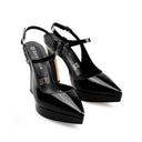 CELESTE | ZAPATILLAS NEGRAS DE PIEL CHAROL