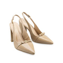 NORA | ZAPATILLAS BEIGE DE PIEL