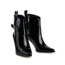 Alondra - Botines de Piel Negro | Davenia