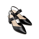 LIZETH | ZAPATILLAS NEGRAS DE PIEL