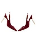 JULIA | ZAPATILLAS DE PIEL ROJAS