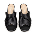 CELIA | SANDALIAS NEGRAS DE PIEL