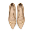 XIMENA | ZAPATILLAS BEIGE DE PIEL