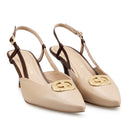FLOR | ZAPATILLAS BEIGE CON CAFÉ