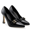 DENISSE | ZAPATILLAS NEGRAS DE PIEL