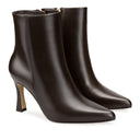 Gema - Botines de Piel Chocolate