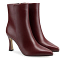 Gema - Botines de Piel Vino