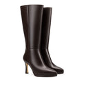 Izel - Bota Larga de Piel Café