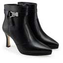 Isadora - Botines de Piel Negros