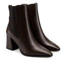 Ariadna - Botines de Piel Chocolate