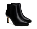 Selene - Botines de Piel Negros