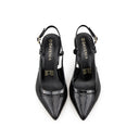 LILIANA | ZAPATILLAS NEGRAS DE PIEL