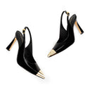 Ailin - Zapatillas de Piel Negro | Davenia