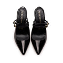 Angela - Zapatillas de Piel Negras | Davenia