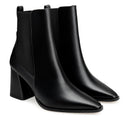 Ariadna - Botines de Piel Negro