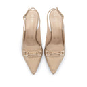 MARIANA | ZAPATILLAS BEIGE DE PIEL