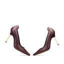 Amelia - Zapatillas de Piel Vino | Davenia