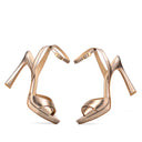 LILY | SANDALIAS DE PIEL ORO ROSADO
