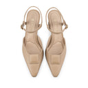 OLGA | ZAPATILLAS BEIGE DE PIEL