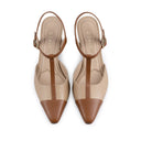HELA | ZAPATILLAS CAFÉ DE PIEL
