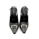 CARMEN | ZAPATILLAS NEGRAS DE PIEL