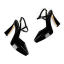 CELESTE | ZAPATILLAS NEGRAS DE PIEL CHAROL