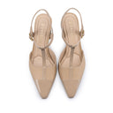 HELA | ZAPATILLAS BEIGE DE PIEL