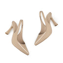 MARISELA | ZAPATILLAS BEIGE DE PIEL
