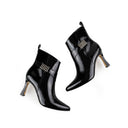 Alondra - Botines de Piel Negro | Davenia