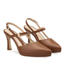 GALIA | ZAPATILLAS CAFÉ DE PIEL