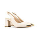Adela - Zapatillas de Piel Marfil, vista 5