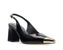 Adela - Zapatillas de Piel Negras, vista 2