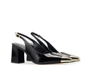 Adela - Zapatillas de Piel Negras, vista 5