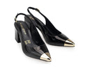 Adela - Zapatillas de Piel Negras, vista 6
