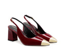 Adela - Zapatillas de Piel Rojo Chili, vista 7