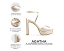 Agatha - Tacones de Piel Platino, infografía