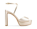 Agatha - Tacones de Piel Platino, vista 1