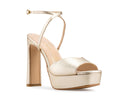 Agatha - Tacones de Piel Platino, vista 2